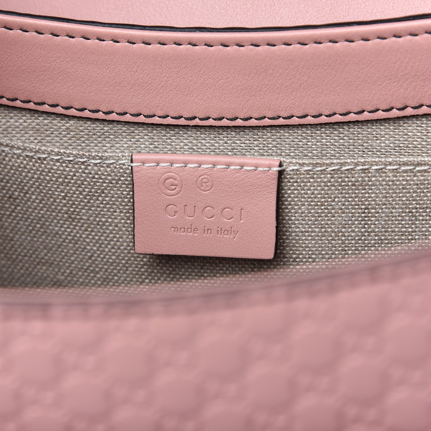 Gucci Microguccissima Medium Emily Chain Shoulder Bag Soft Pink 8 of 10
