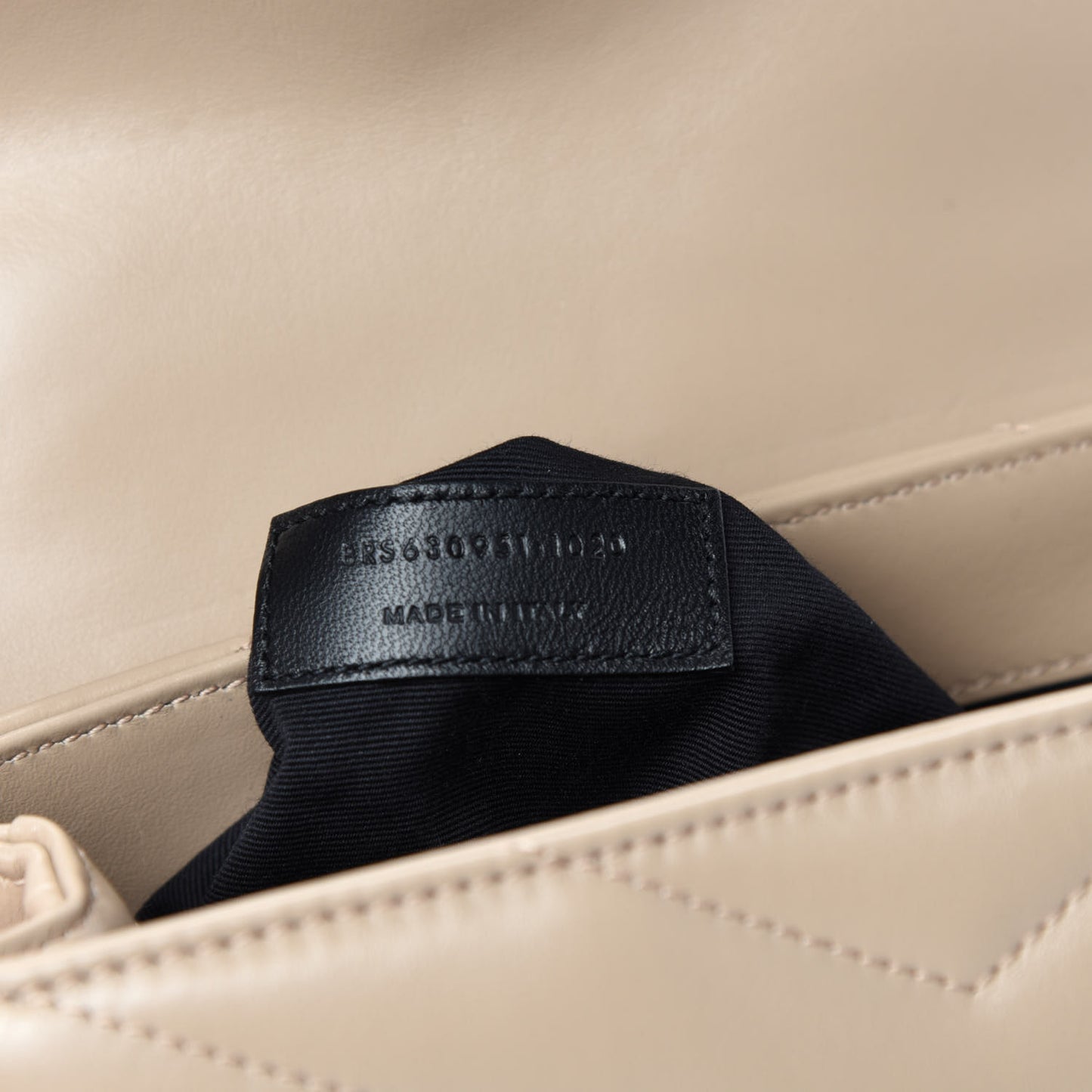 Calfskin Y Quilted Monogram Toy Loulou Crossbody Bag Dark Beige