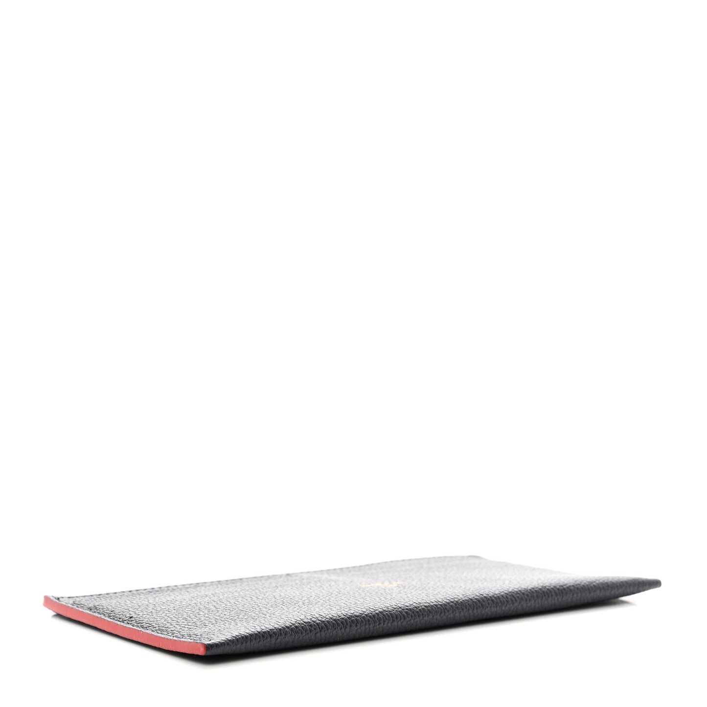 Calfskin Felicie Chain Wallet Card Holder Insert Marine Rouge