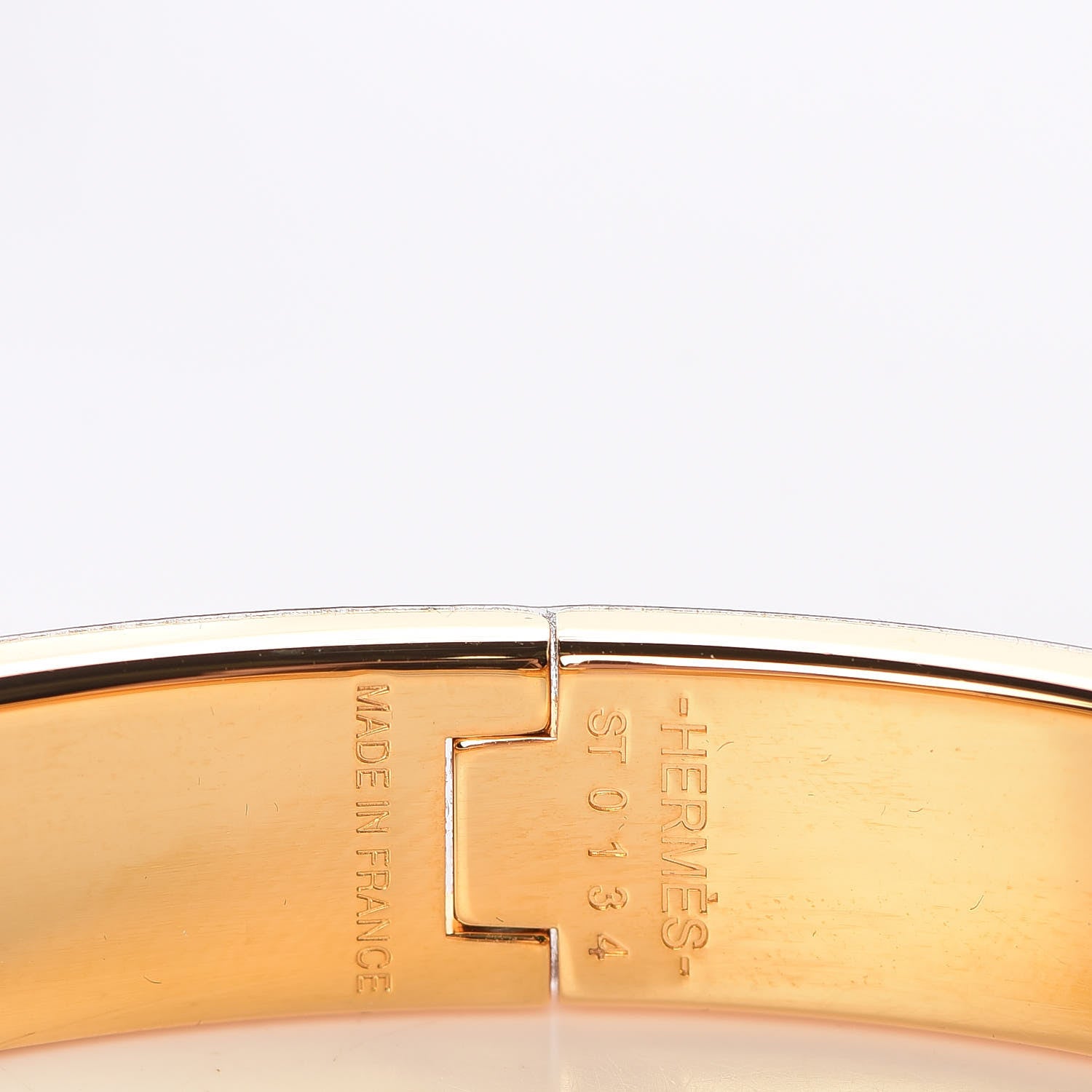 Hermes Enamel Narrow Clic Clac H Bracelet GM Black 4 of 6