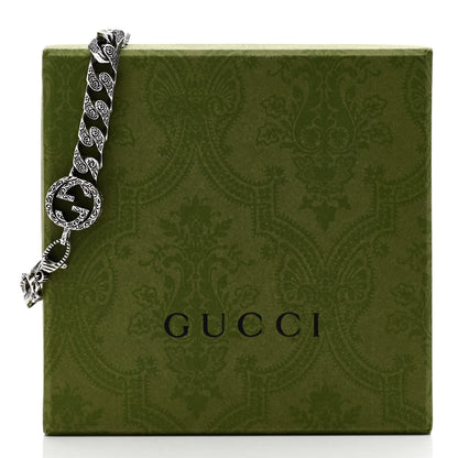 Gucci Sterling Silver Interlocking G Chain Bracelet 5 of 5