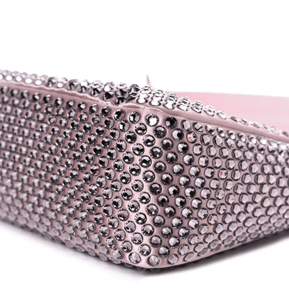 Prada Satin Crystal Mini Re-Edition 2000 Bag Alabastro 8 of 10
