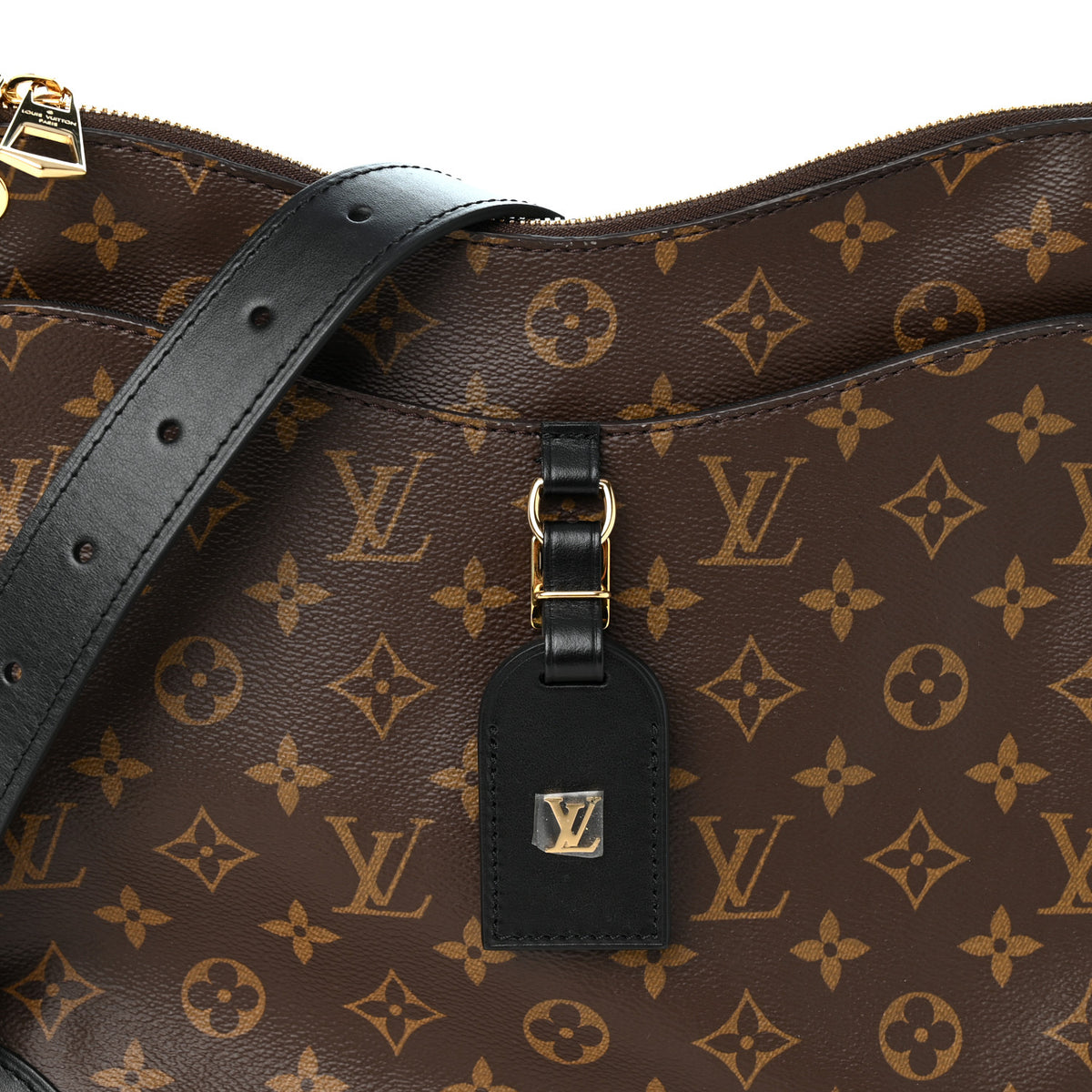 Louis Vuitton Monogram Odeon MM Black 7 of 9