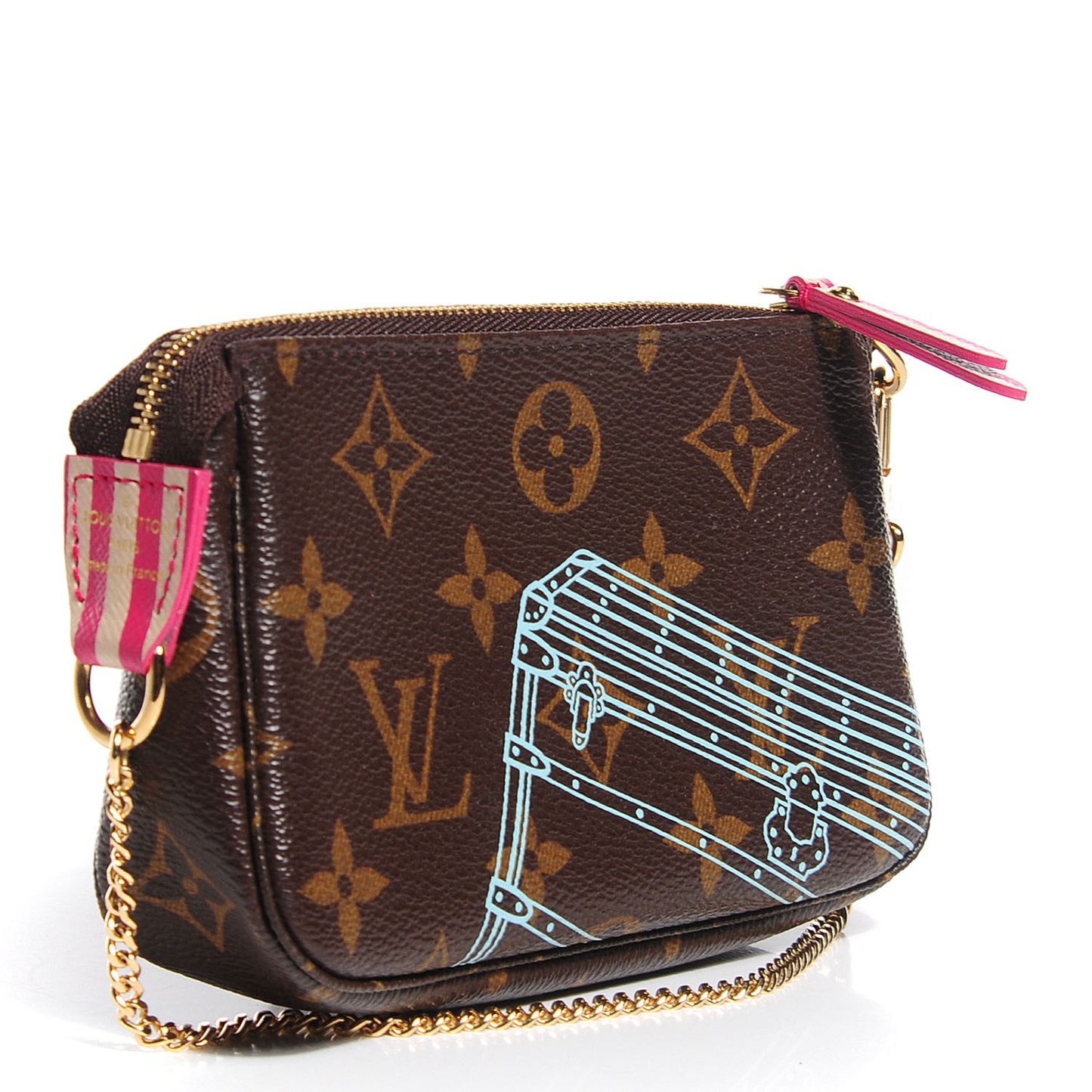 Monogram 2014 Christmas Animation Mini Pochette Accessories