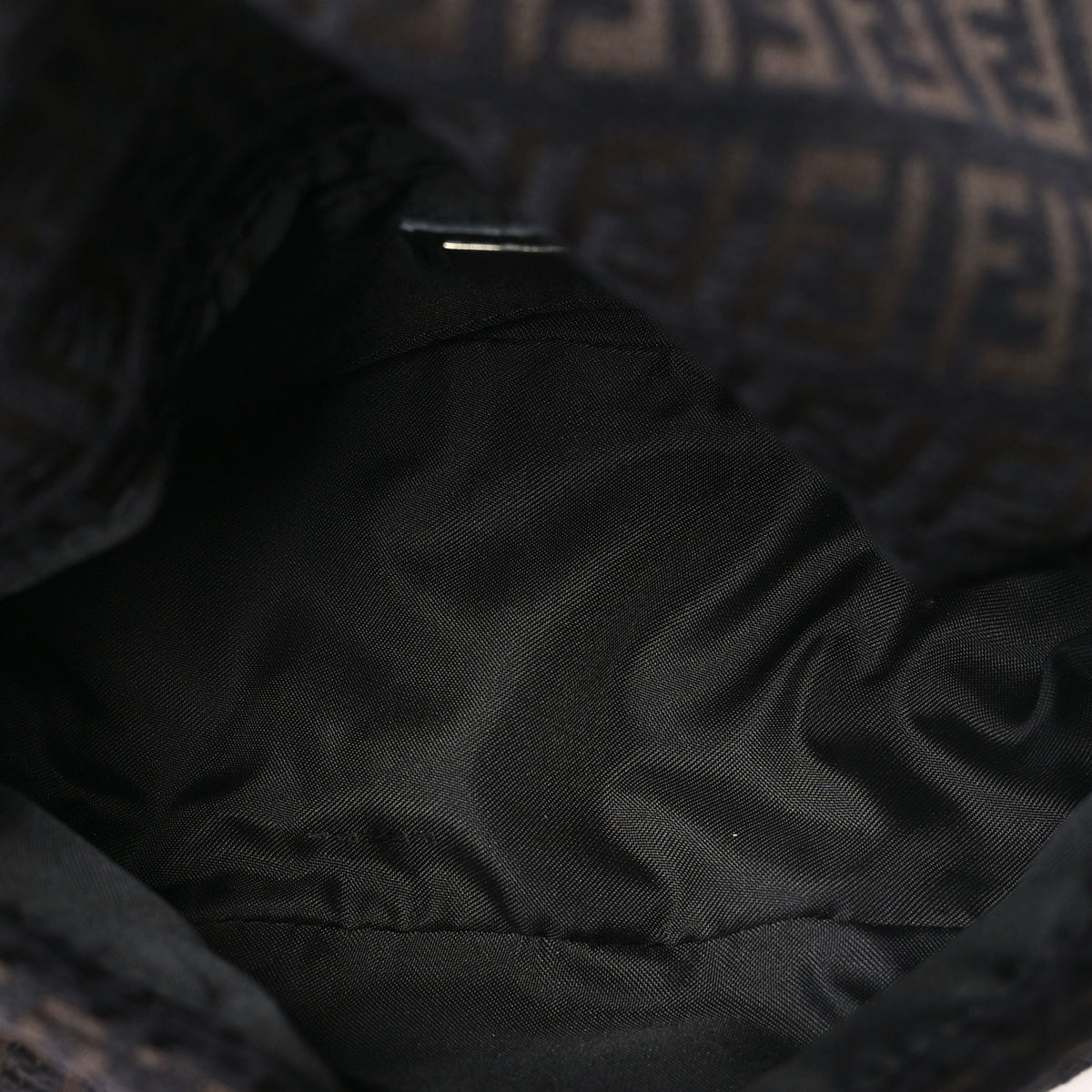 Fendi Zucchino Vitello Mini Mama Baguette Black Moro 5 of 10