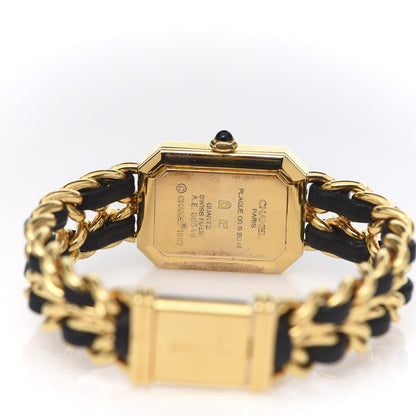 Chanel Stainless Steel Lambskin 20mm Chain Premiere Quartz Watch Gold M 5 of 6