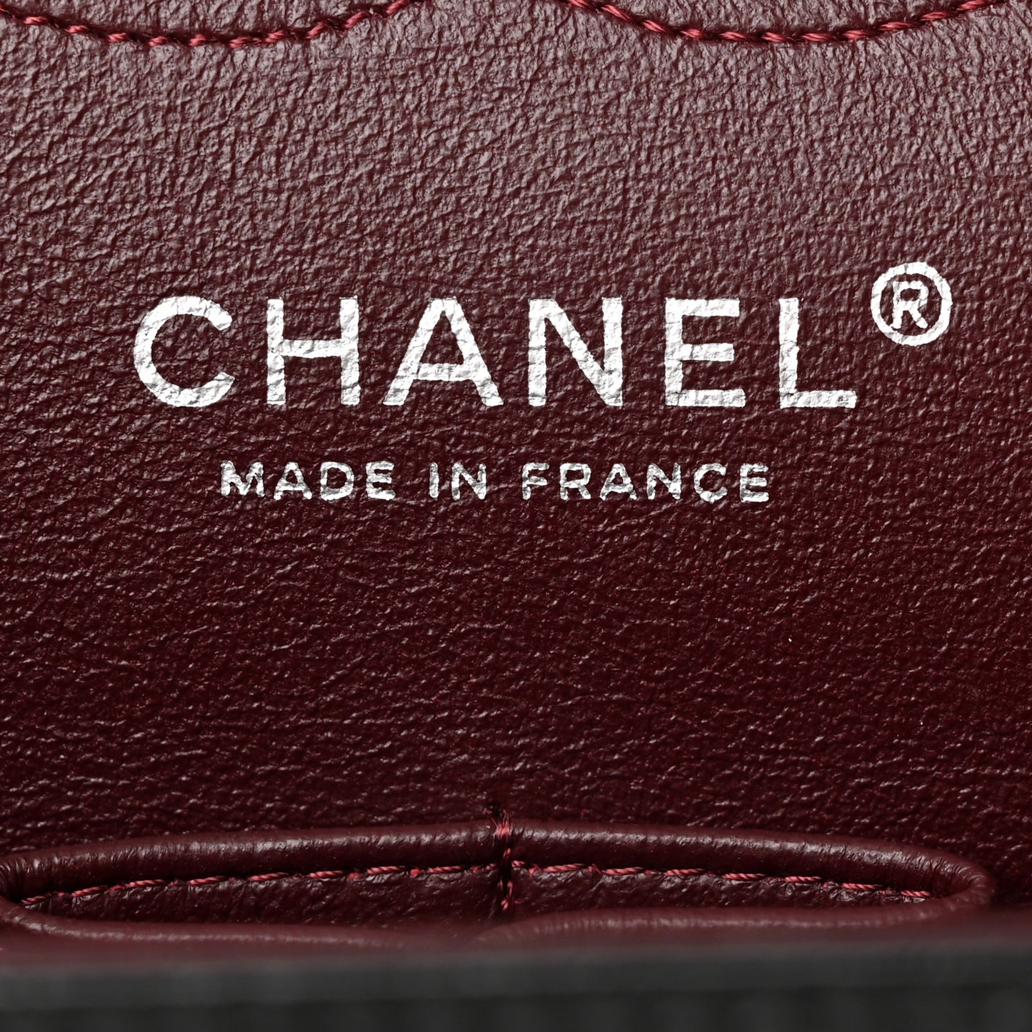 Crumpled Patent Quilted Medium Double Flap Black