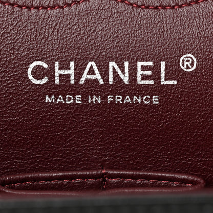 Chanel Crumpled Patent Quilted Medium Double Flap Black 6 of 14
