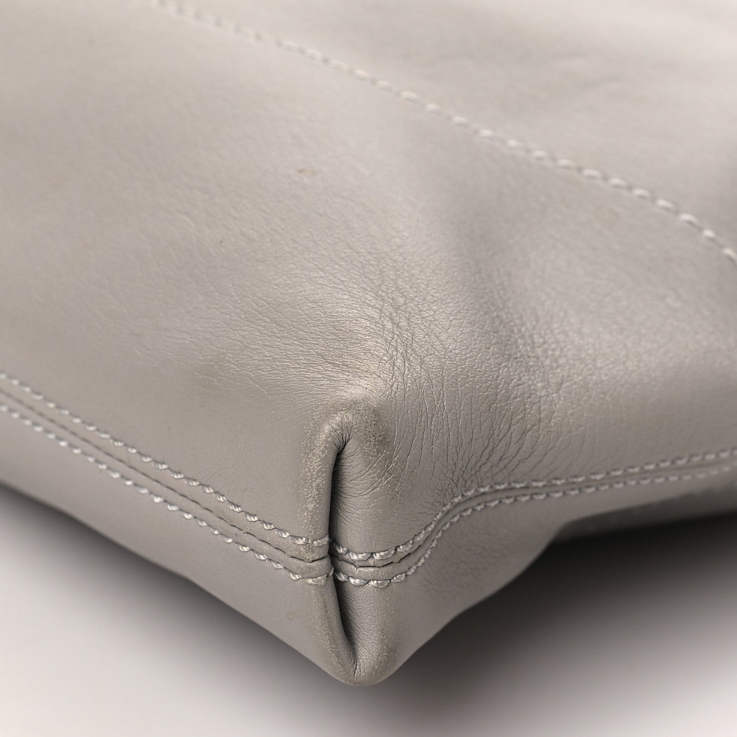 Calfskin Wanda Tote Grey