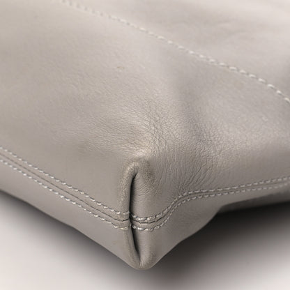 Salvatore Ferragamo Calfskin Wanda Tote Grey 7 of 7