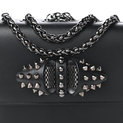 Christian Louboutin Calfskin Baby Sweety Charity NV Shoulder Bag Black 9 of 10
