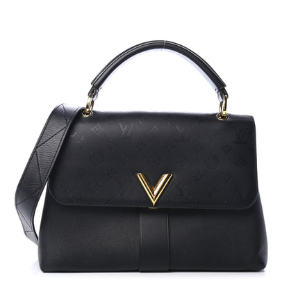 Louis Vuitton Calfskin Monogram Very One Handle Black 1 of 4