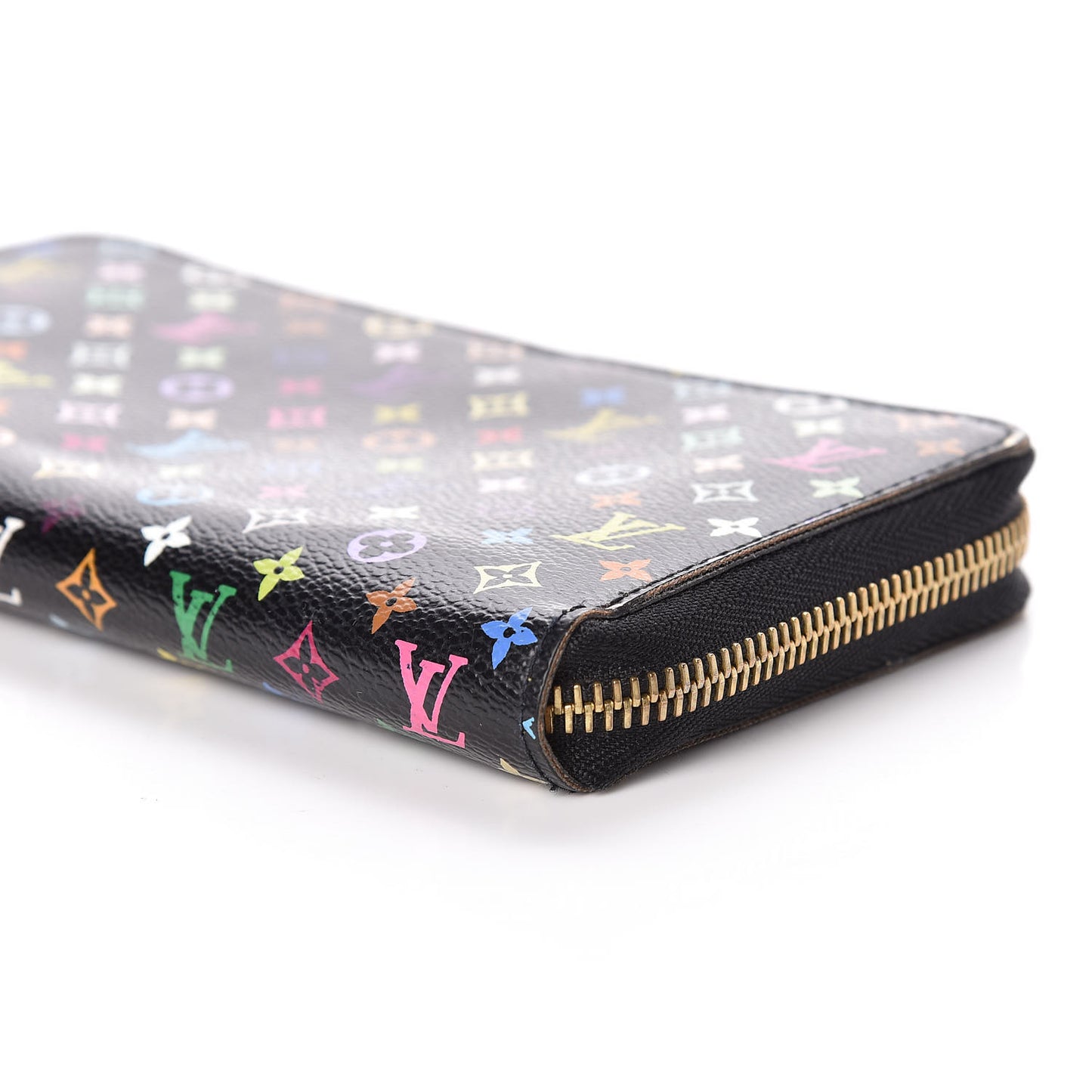 Monogram Multicolor Zippy Wallet Black