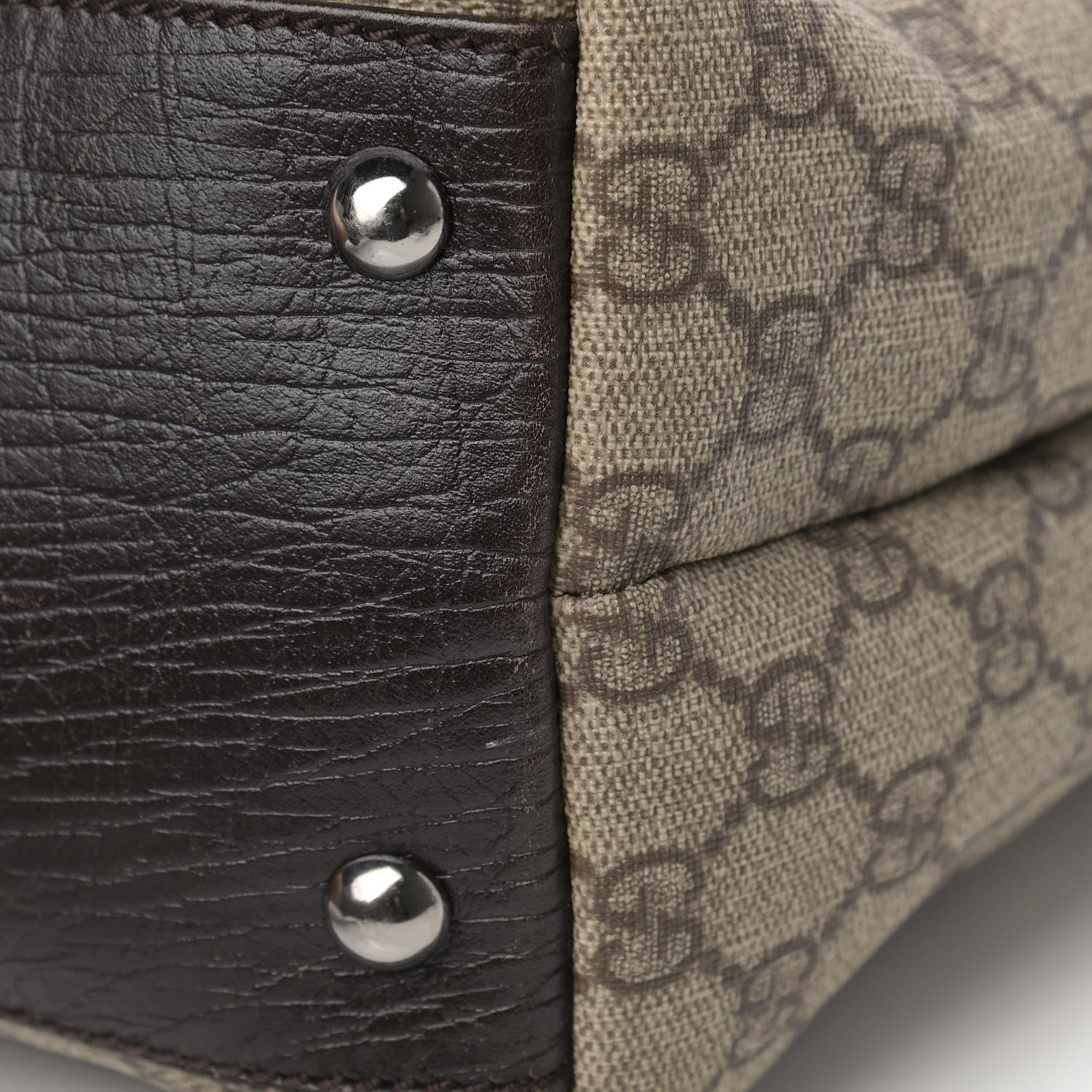 Gucci GG Plus Monogram Small Vertical Tote Dark Brown 13 of 15