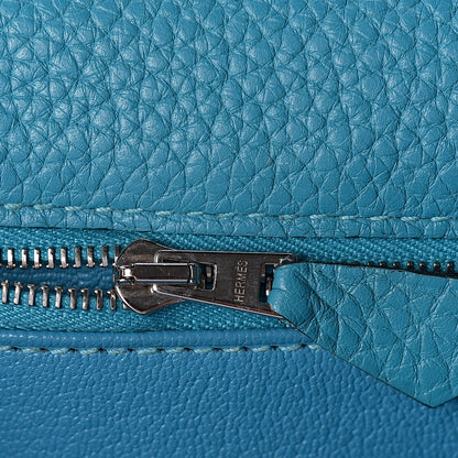 Hermes Taurillon Clemence Kelly Retourne 35 Bleu Izmir 19 of 33