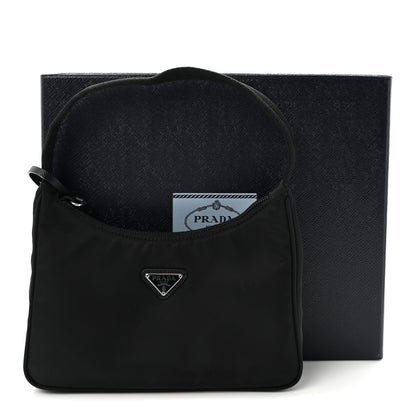 Prada Tessuto Nylon Mini Re-Edition 2000 Bag Black 10 of 10