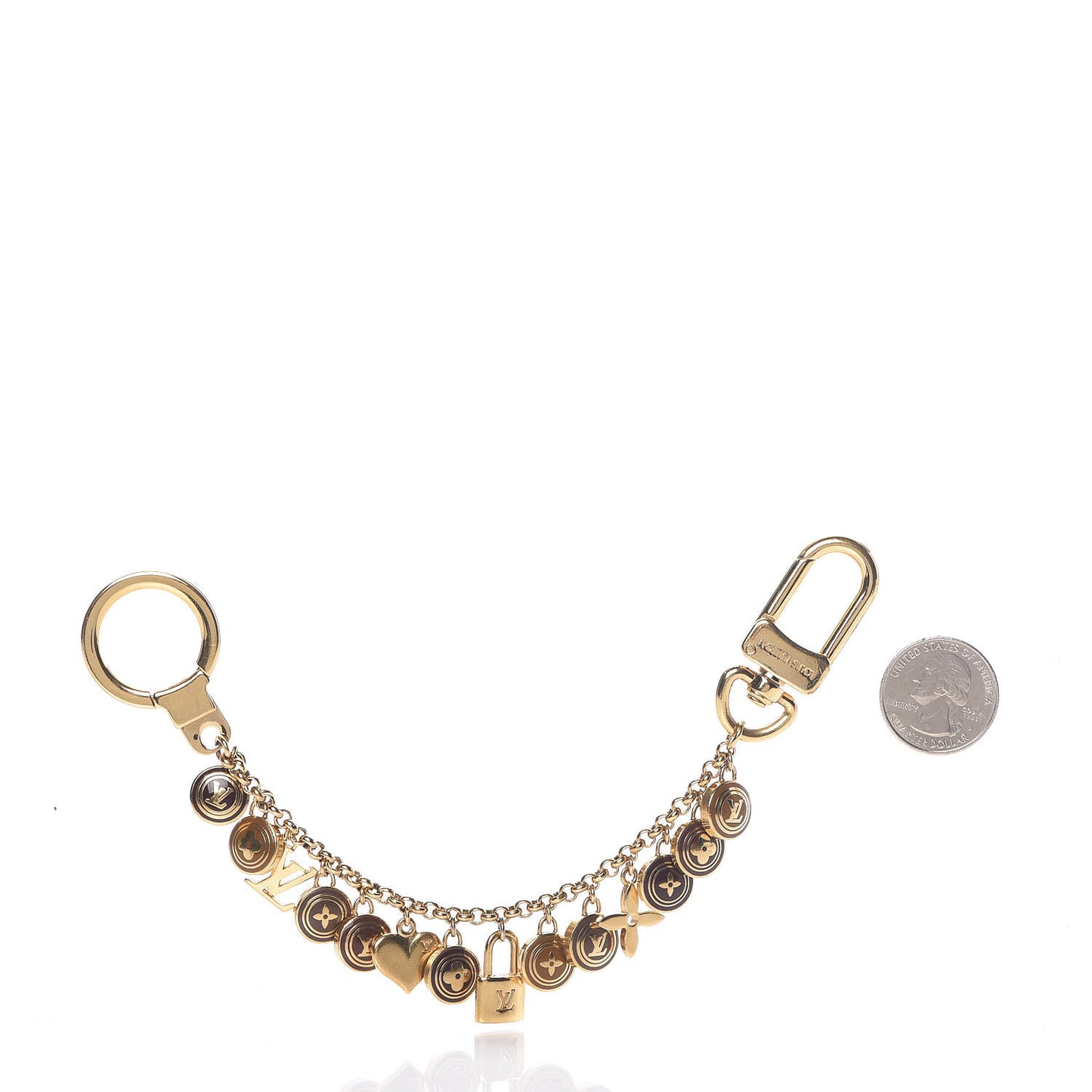 Pastilles Key Chain Bag Charm Brown