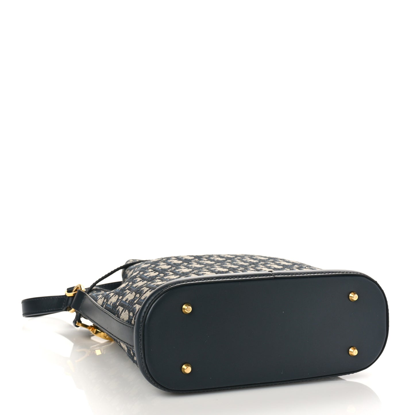 Oblique Calfskin Medium C'est Dior Bucket Bag Blue