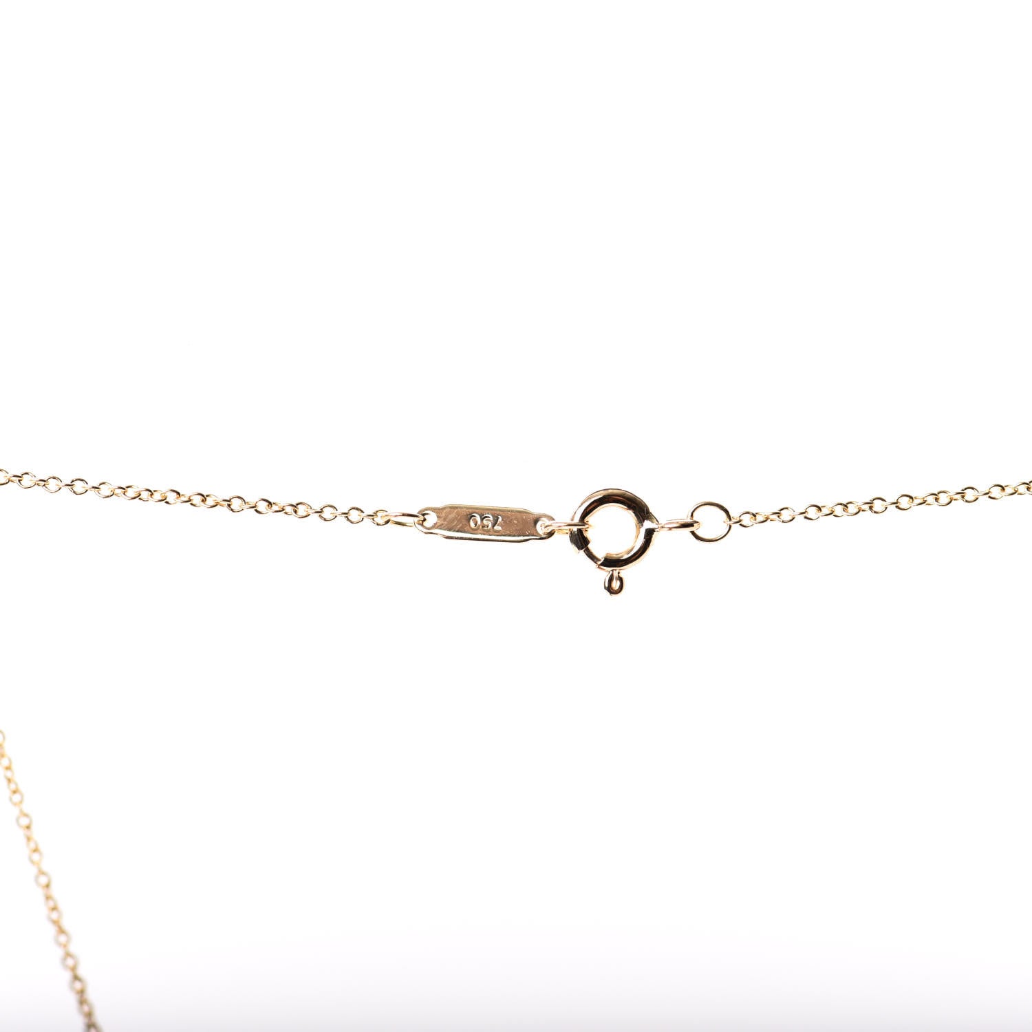 Tiffany 18K Yellow Gold Diamond Cross Pendant Necklace 4 of 4