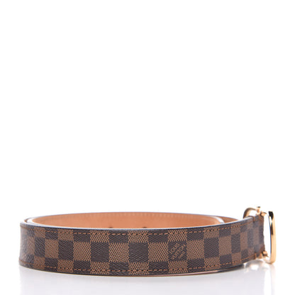 Louis Vuitton Damier Ebene Mini 25mm Belt 75 30 2 of 7