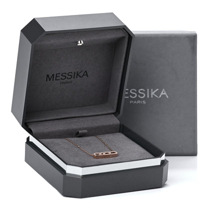 Messika 18K Rose Gold Diamond Baby Move Classic Pave Necklace 14 of 14