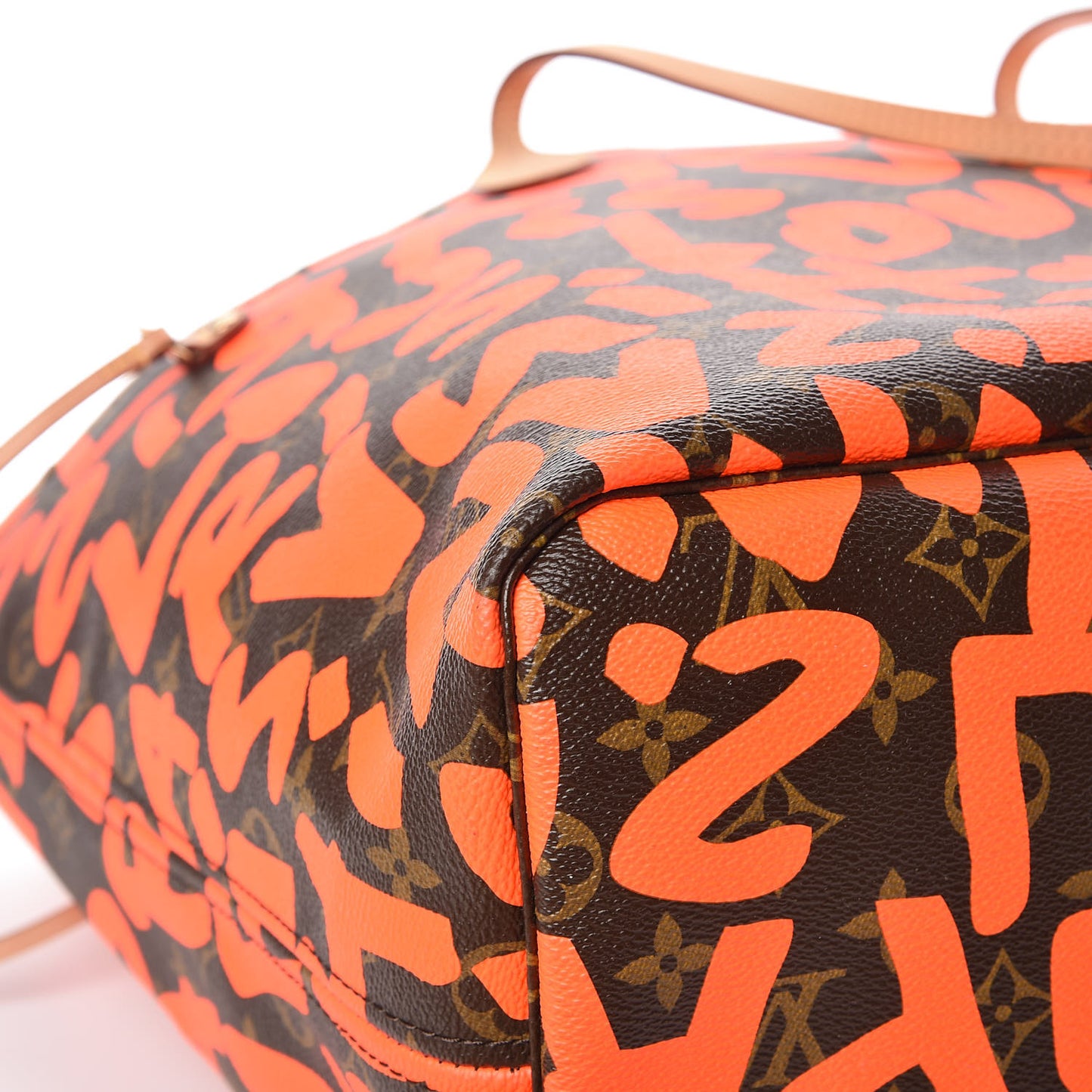 Monogram Graffiti Neverfull GM Orange