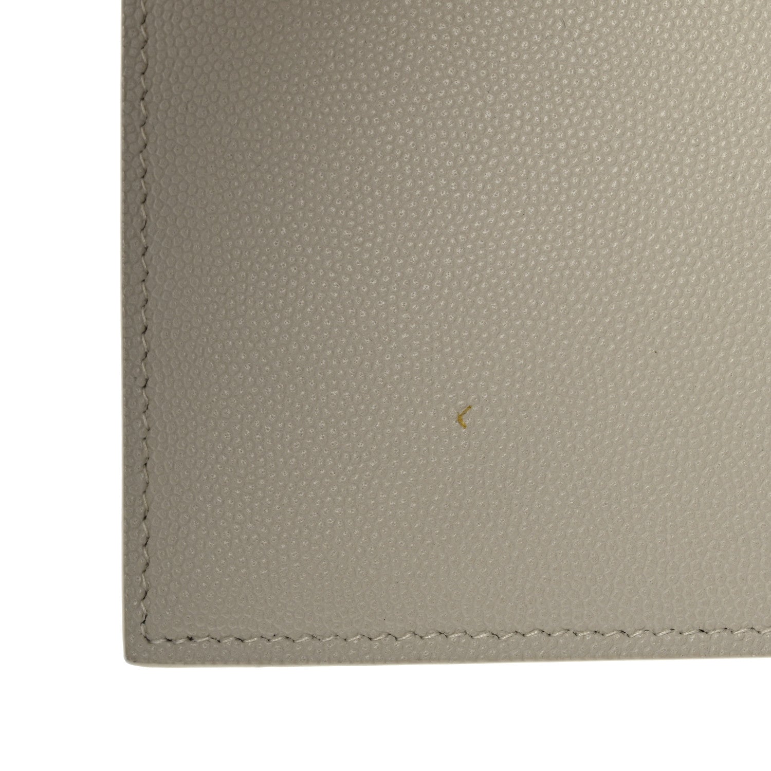 Saint Laurent Grain De Poudre Uptown Pouch Blanc Vintage 7 of 11