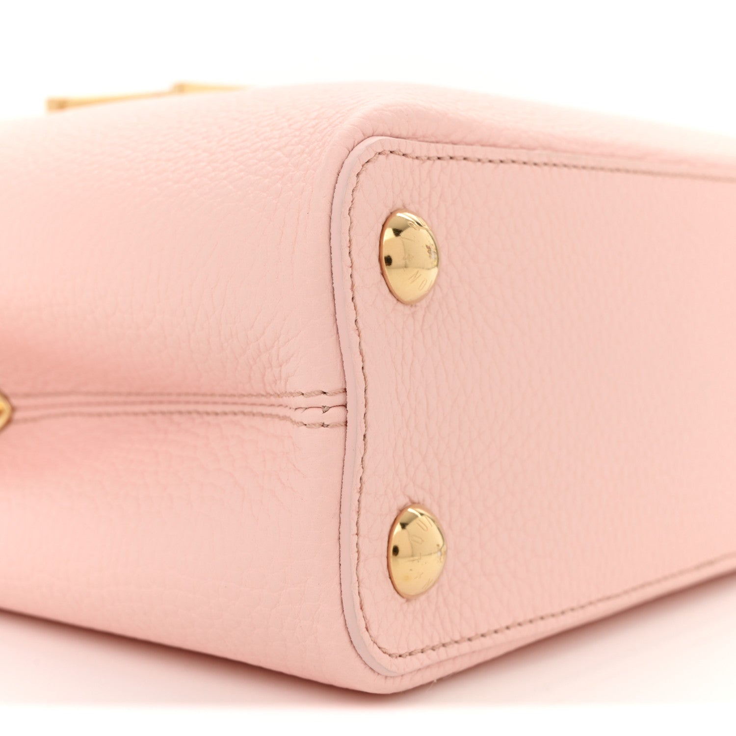 Louis Vuitton Taurillon Resin Murano Capucines BB Rose Jasmin 8 of 9