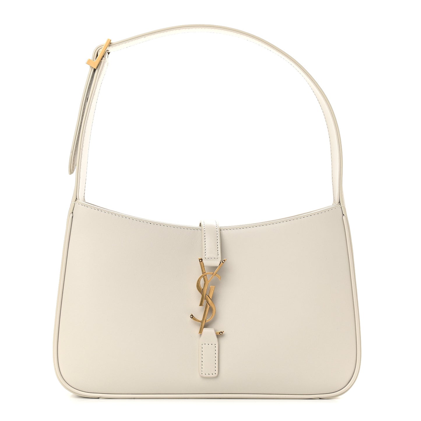 Smooth Calfskin Le 5 A 7 Hobo Blanc Vintage