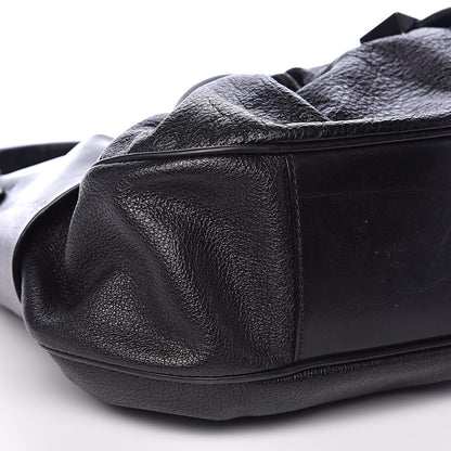 Burberry Calfskin Warrior Hobo Black 9 of 16