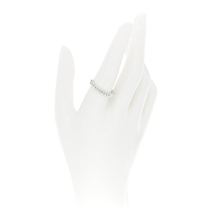 Tiffany 18K White Gold Narrow T True Band Ring 58 8.25 2 of 4