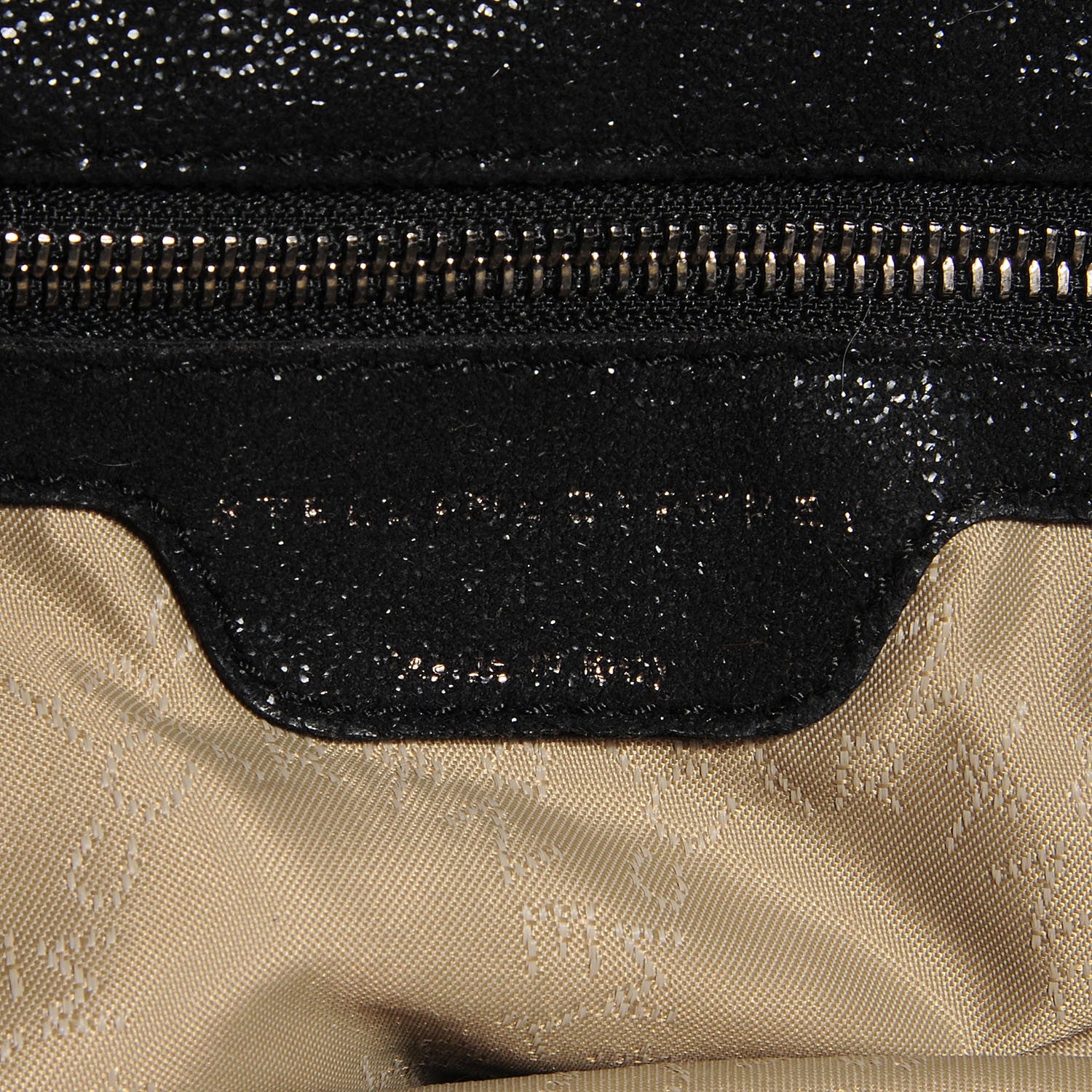 Stella McCartney Faux Leather Shaggy Deer Falabella Fold Over Tote Black 6 of 8