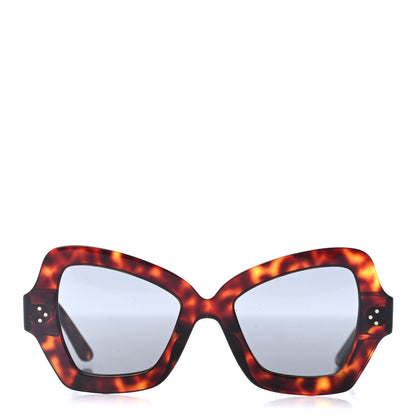Celine Acetate Butterfly Sunglasses CL 40067I Red Havana Smoke 2 of 4