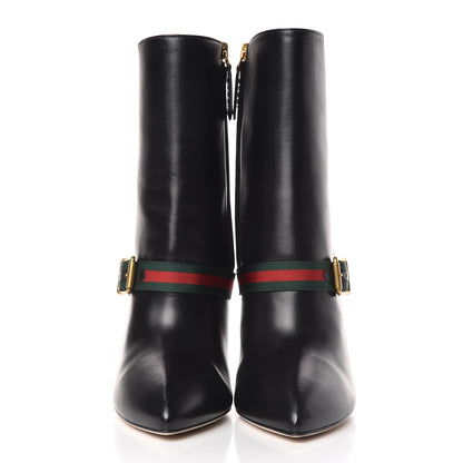 Gucci Nappa Sylvie Ankle Boots 38.5 Black 2 of 10