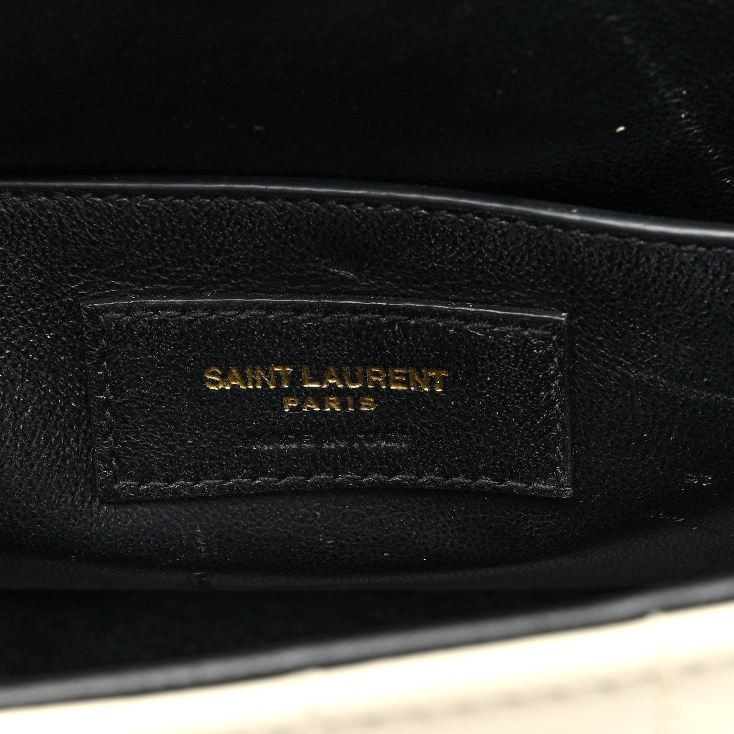 Saint Laurent Patent Matelasse Monogram Large Vicky Chain Bag Crema Soft 6 of 11