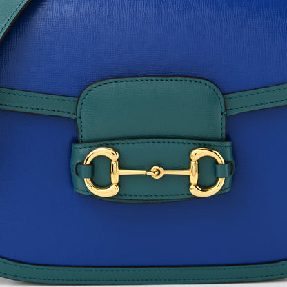 Gucci Azalea Calfskin Horsebit 1955 Shoulder Bag Imperial Blue Pavone Imperial Blue Pavone 8 of 11