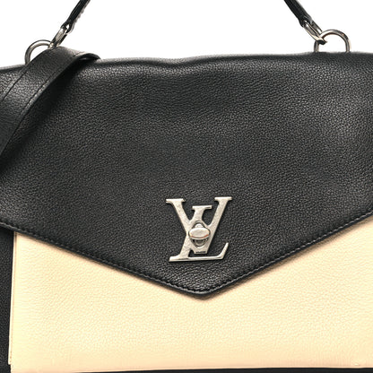 Louis Vuitton Soft Calfskin My Lockme Top Handle Vanille Black 7 of 11