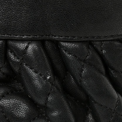 Chanel Washed Lambskin Quilted Mini Chain Around Flap Black 12 of 12
