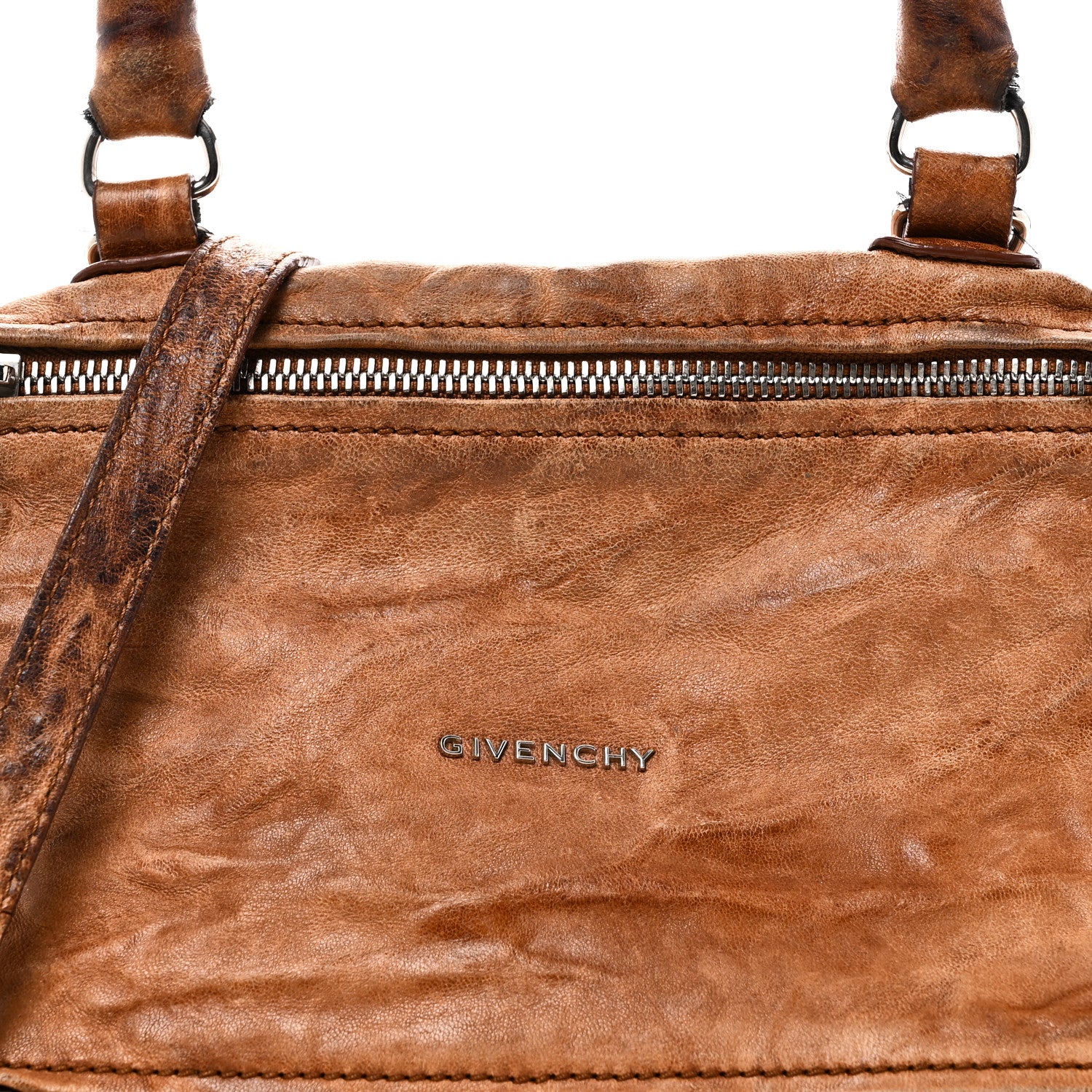 Givenchy Tumbled Sheepskin Small Pandora Cigare 8 of 13