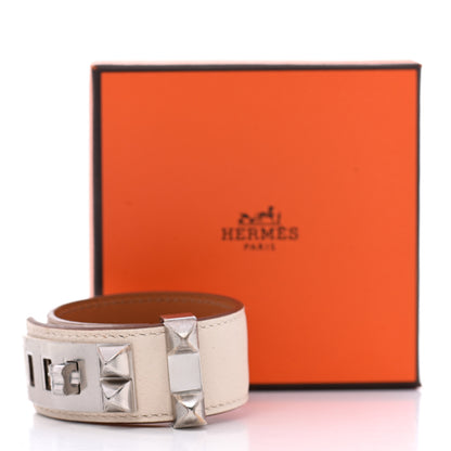 Hermes Swift Collier de Chien CDC 24 Bracelet T2 Nata 5 of 5