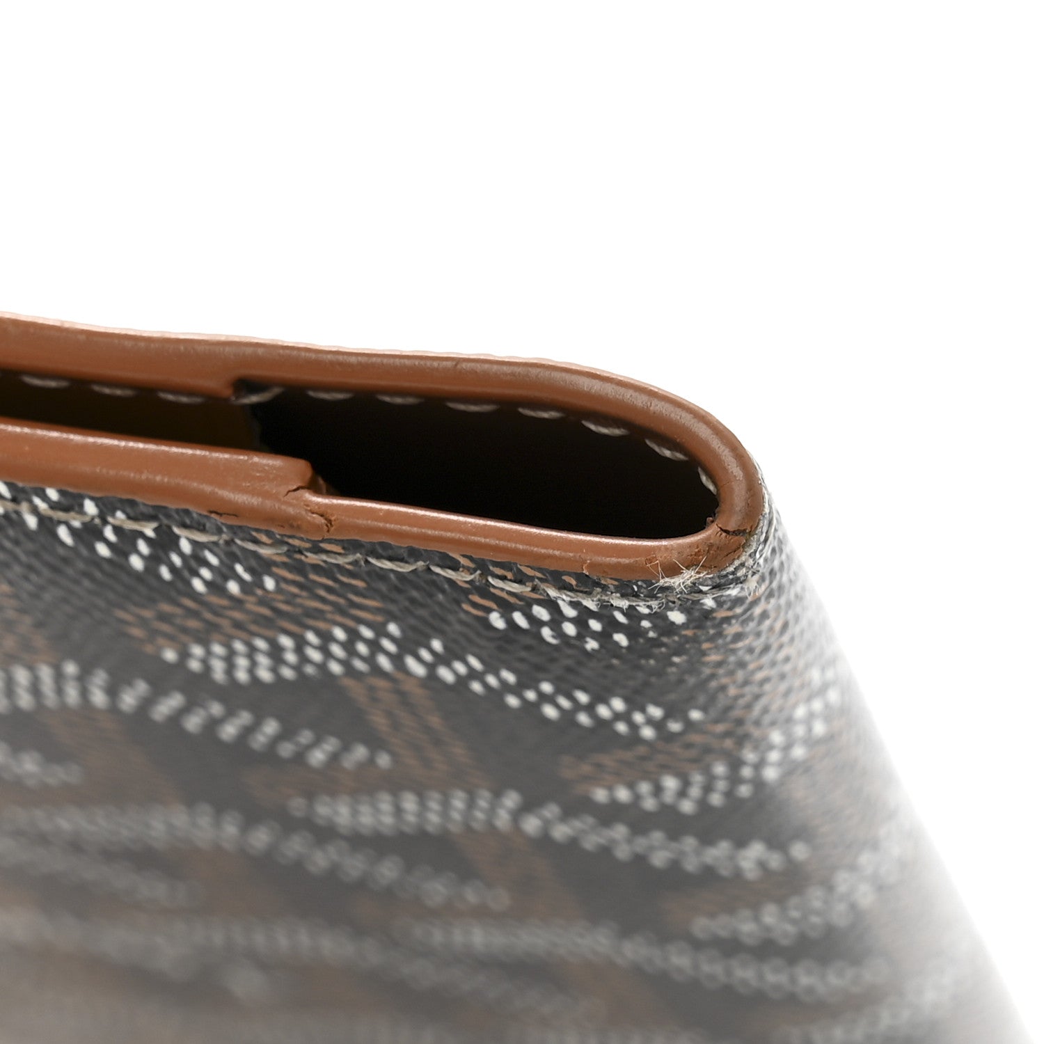Goyard Goyardine Grenelle Passport Wallet Black Gold 8 of 8