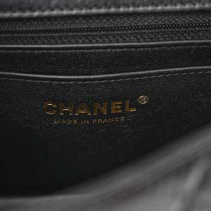 Chanel Aged Calfskin Quilted 2.55 Reissue Mini Flap Black 6 of 11