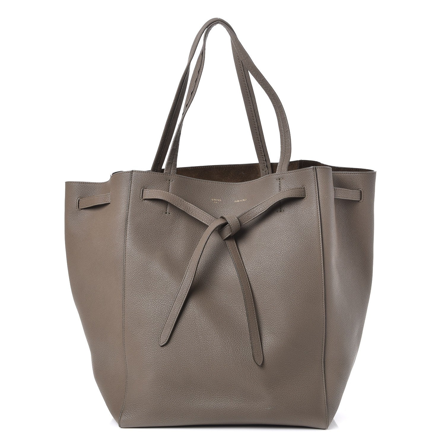 Celine Soft Grained Calfskin Medium Cabas Phantom Taupe 1 of 14