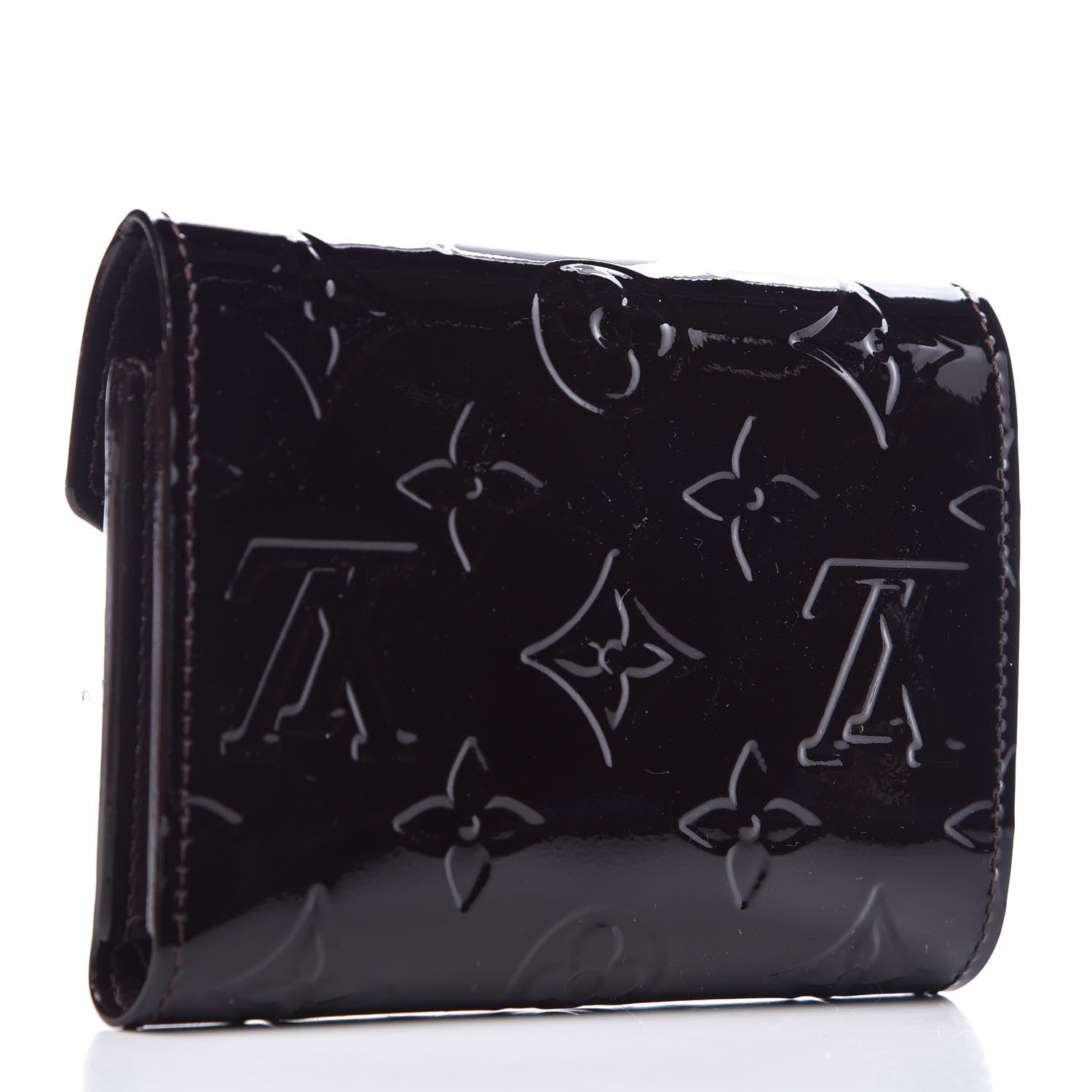 Louis Vuitton Vernis Victorine Wallet Amarante 3 of 8