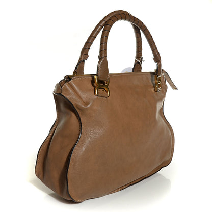 Chloe Calfskin Large Marcie Satchel Nut 3 of 8