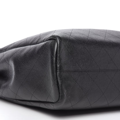 Chanel Caviar Stitched Large Shopping Tote Black 6 of 10