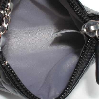 Chanel Lambskin Camellia Coin Purse Black 6 of 8