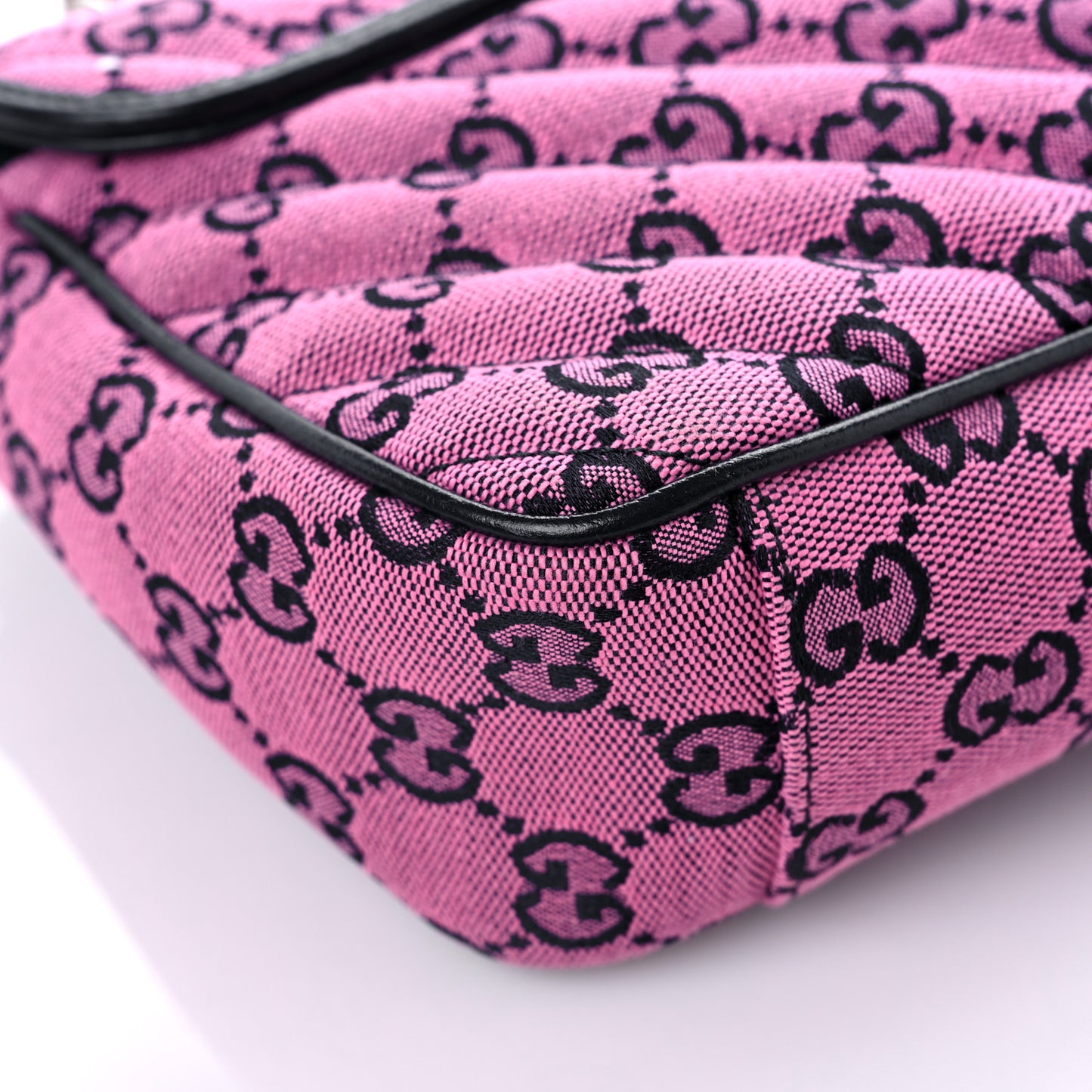 Monogram Multicolor Matelasse Diagonal Floral Embroidered Small GG Marmont Shoulder Bag Pink Blue Ivory Green Lilac