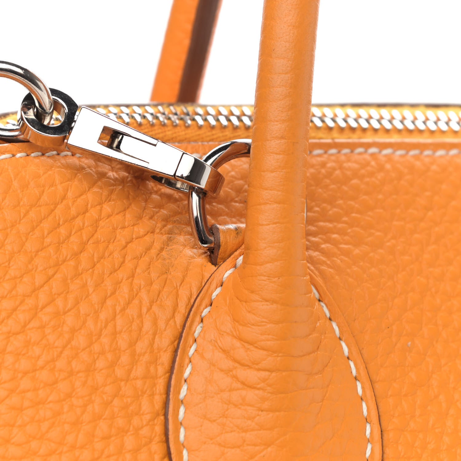 Hermes Taurillon Clemence Bolide 35 Moutarde 12 of 13
