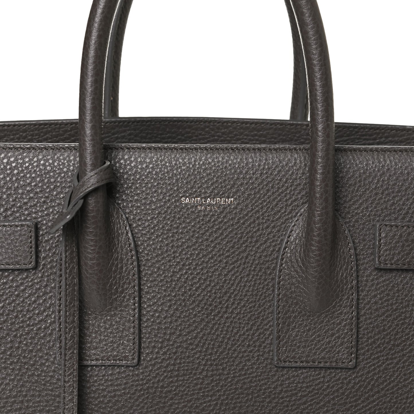 Grained Calfskin Small Sac De Jour Charcoal